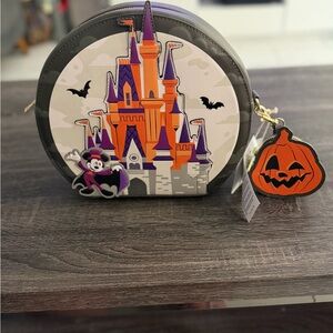 Disney’s Mickey’s Halloween Party 2025 Loungefly Bag With Coin Purse.